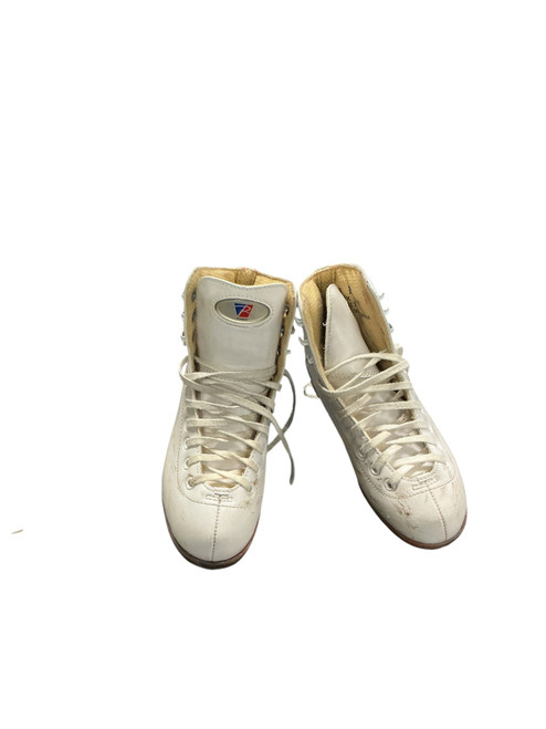 Vist Large View of Product Image Which is Used Riedell FIGURE SKATES Girls Figure Skate White Junior 01