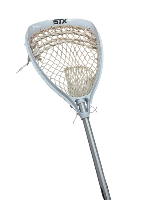 Vist Large View of Product Image Which is Used STX 6000 Junior Goalie Stick White