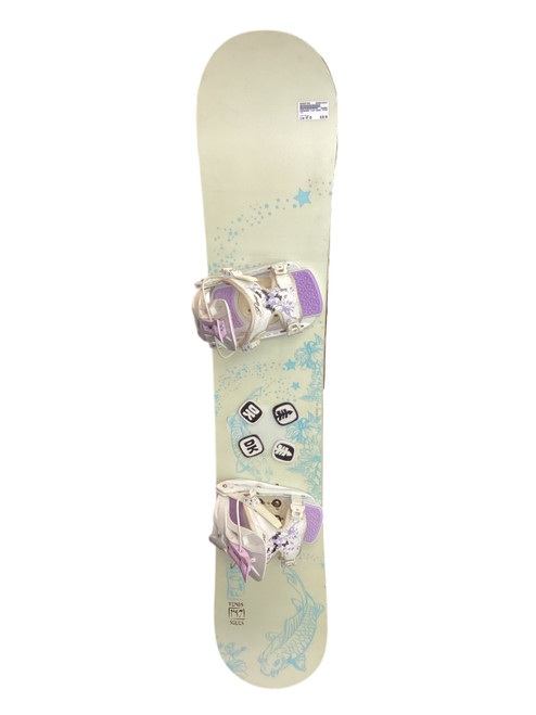 Vist Large View of Product Image Which is Used Flow Womens Board/Bindings White 147 cm