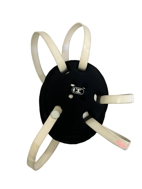 Vist Large View of Product Image Which is Used Cliff Keen Signature Series Black/White Wrestling Headgear 