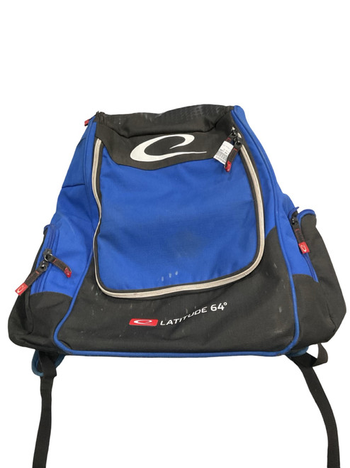 Vist Large View of Product Image Which is Used Latitude 64 Disc Golf Backpack Royal Blue