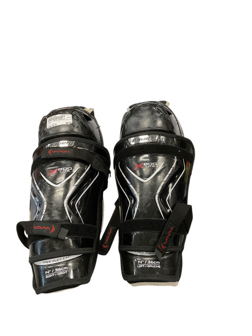 Vist Large View of Product Image Which is Used Bauer VAPOR X800LITE Senior Gloves Black 14"