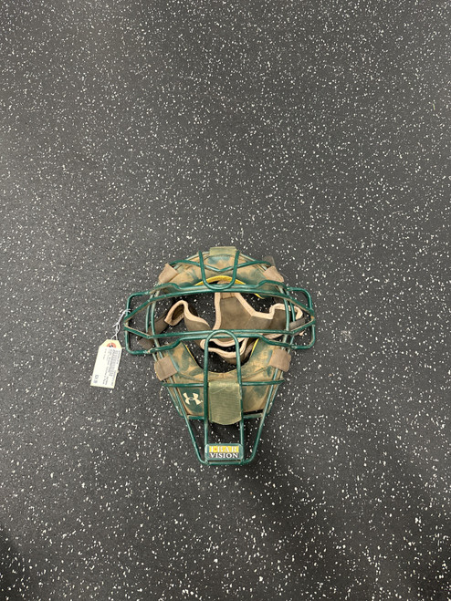 Vist Large View of Product Image Which is Used Under Armour Catchers Mask Green
