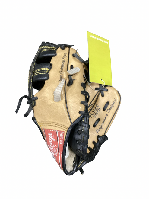 Vist Large View of Product Image Which is Used Rawlings PL158C BB/SB Glove RH Throw Brown 9"