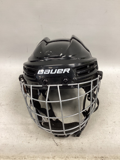 Vist Large View of Product Image Which is Used Bauer PRODIGY YTH Helmet Cage Combo Black One Size