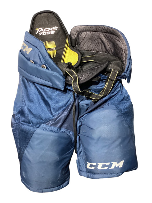 Vist Large View of Product Image Which is Used CCM TACKS 7092 Junior Pant Navy Blue LG