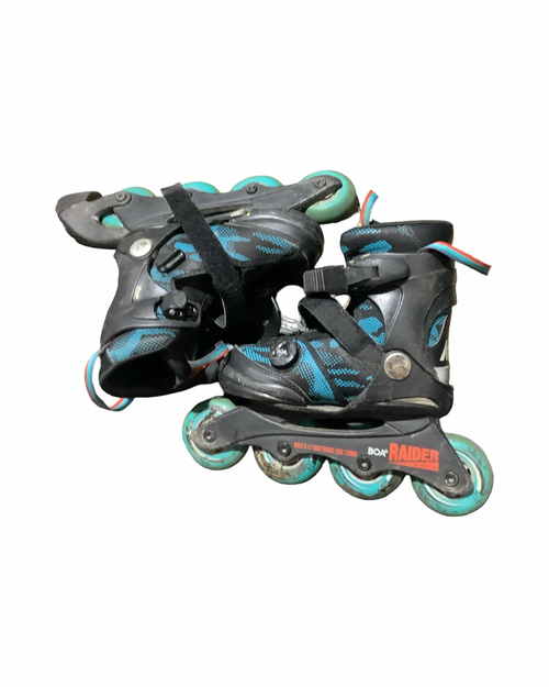 Vist Large View of Product Image Which is Used K2 RAIDER Junior Aggressive Skates Black Adjustable