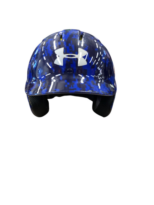 Vist Large View of Product Image Which is Used Under Armour BATTING HELMET Batting Helmet No Mask Royal Blue Fits all