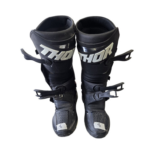 Vist Large View of Product Image Which is Used Thor BLITZ XR MTX BOOTS SZ8 Mens Boots Black Senior 8