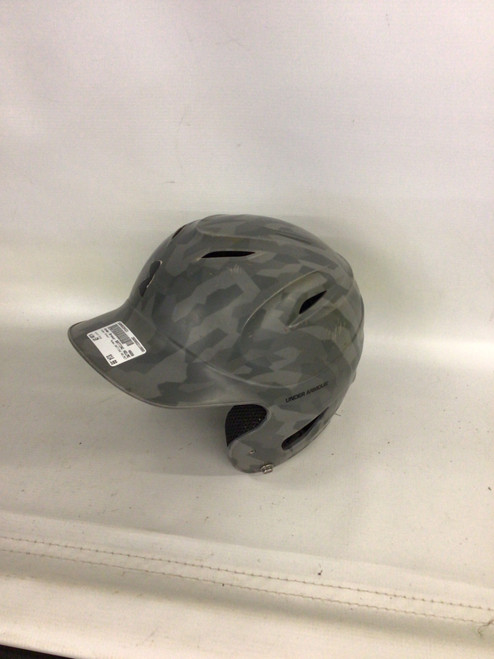 Vist Large View of Product Image Which is Used Under Armour BATTING HELMET Batting Helmet No Mask Grey SM