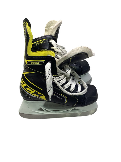 Vist Large View of Product Image Which is Used CCM 9350 SUPER TACKS Youth Hockey Skate Black Youth 12.0