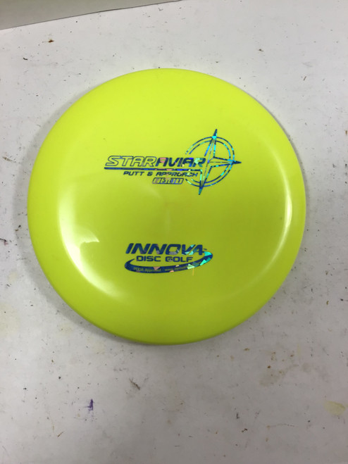 Vist Large View of Product Image Which is Used Innova STAR AVIAR Disc Golf Putter Yellow 172g