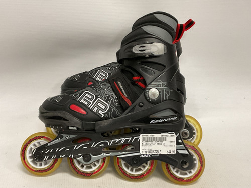 Vist Large View of Product Image Which is Used Bladerunner ABEC 3 Junior Rec Fitness Skates Black Adjustable
