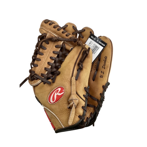 Vist Large View of Product Image Which is Used Rawlings GGB1175 BB/SB Glove RH Throw Brown 11 3/4"