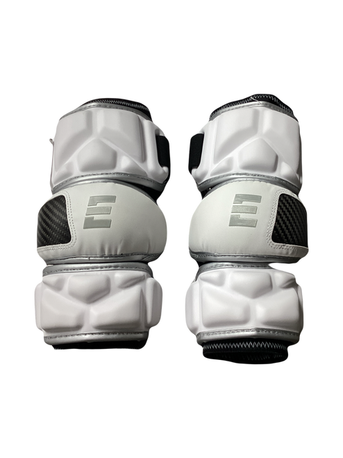 Vist Large View of Product Image Which is Used Epoch INTEGRA Lacrosse Arm Pads/Guards White MD