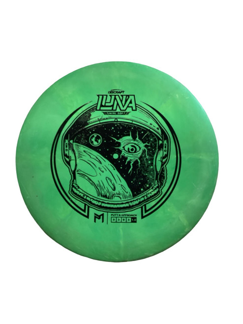 Vist Large View of Product Image Which is Used Discraft LUNA Disc Golf Putter Green