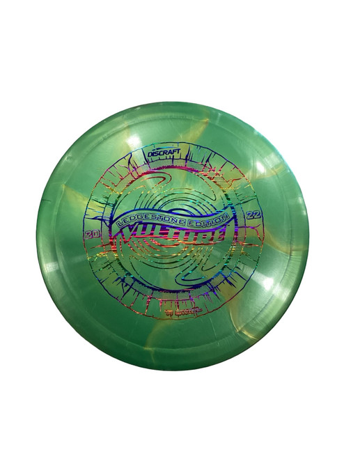 Vist Large View of Product Image Which is Used Discraft VULTURE Disc Golf Driver Green