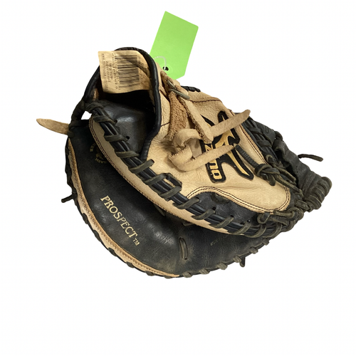 Vist Large View of Product Image Which is Used Mizuno POWER CLOSE RHT 32.5 BB/SB Catchers RH Throw Black 32 1/2"