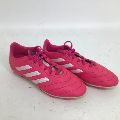 Vist Large View of Product Image Which is Used Adidas GOLETTO JR 5.5 SOCCER CLEAT Soccer Cleats Pink Junior 05.5