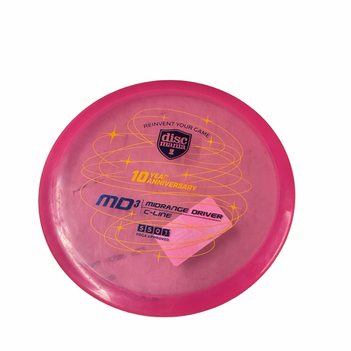Vist Large View of Product Image Which is Used Discmania 10 YEAR ANNIVERSARY Disc Golf Mid Range Pink