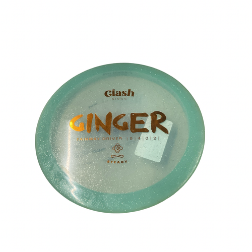 Vist Large View of Product Image Which is Used Clash Discs GINGER Disc Golf Driver Teal