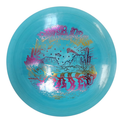 Vist Large View of Product Image Which is Used Discraft ATHENA MCB Disc Golf Driver Royal Blue 174g