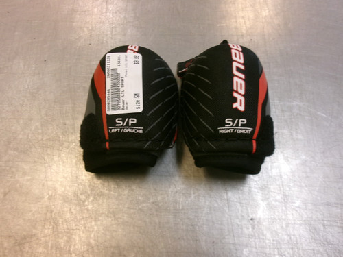 Vist Large View of Product Image Which is Used Bauer LIL SPORT Youth Elbow Pads SM