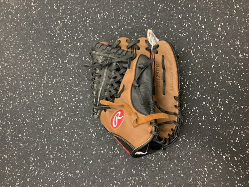 Vist Large View of Product Image Which is Used Rawlings D1175DB BB/SB Glove RH Throw Brown 11 3/4"