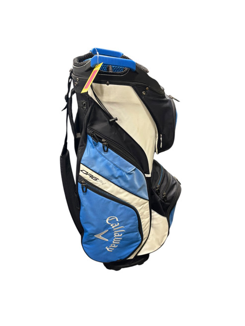 Vist Large View of Product Image Which is Used Callaway ORG 14 Mens Cart Bag Royal Blue And White