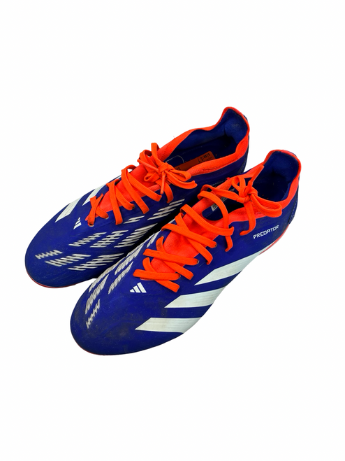 Vist Large View of Product Image Which is Used Adidas Soccer Cleats Orange Senior 7