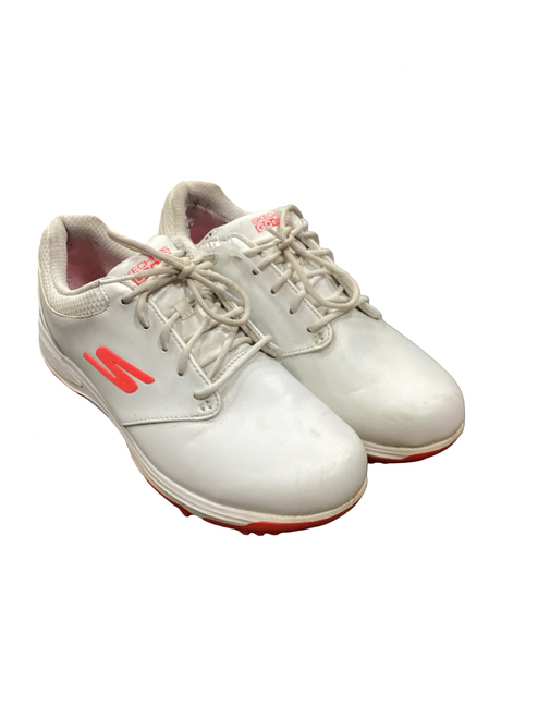 Vist Large View of Product Image Which is Used Skechers Womens Golf Shoes White Senior 9