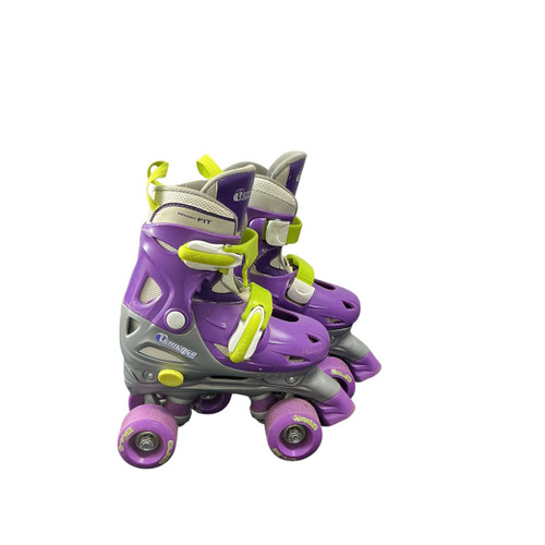 Vist Large View of Product Image Which is Used ADJ QUAD ROLLER SKATES Child Roller Quad Skates Purple Adjustable