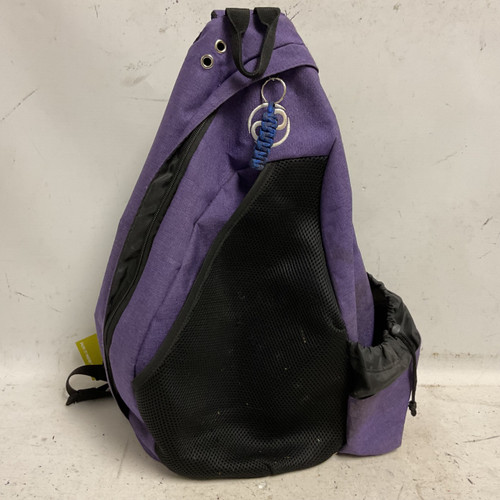 Vist Large View of Product Image Which is Used Infinite Discs SLINGER Disc Golf Bag Purple