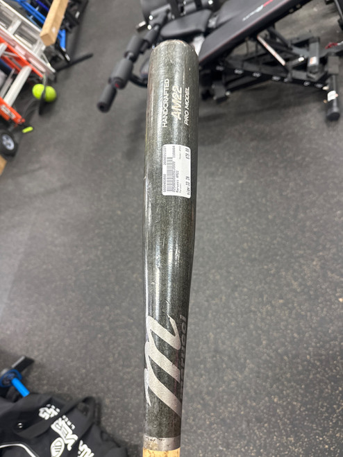 Vist Large View of Product Image Which is Used Marucci AM22 BB/SB Wood Bat 33"
