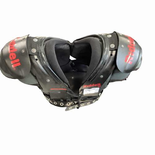 Vist Large View of Product Image Which is Used Riddell S2 FB Shoulder Pads Black MD