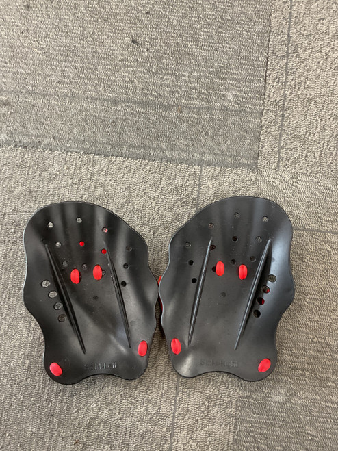 Vist Large View of Product Image Which is Used Speedo SPEEDO NEMESIS CONTOUR PADDLES Water Swim Accessory MD