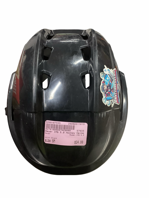 Vist Large View of Product Image Which is Used Bauer IMS 5.0 Hockey Helmet Only Black SM