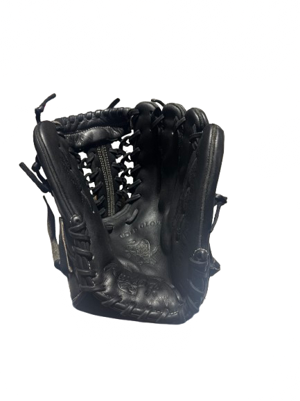 Vist Large View of Product Image Which is Used Rawlings HOTH PRO204M 11.5 IN RHT BB/SB Glove RH Throw Black 11 1/2"