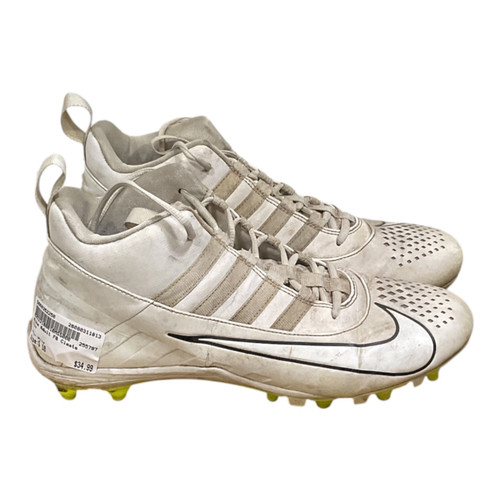 Vist Large View of Product Image Which is Used Nike Adult FB Cleats White Senior 10