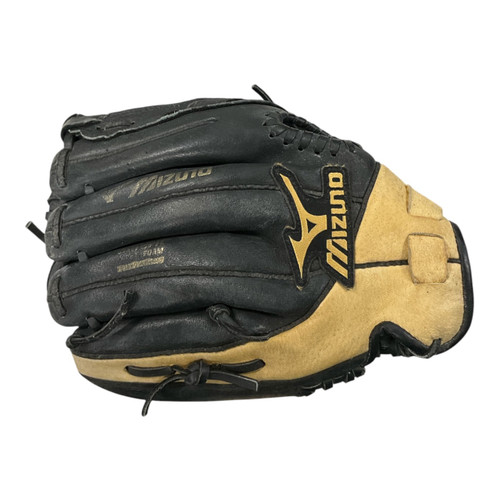 Vist Large View of Product Image Which is Used Mizuno POWER CLOSE BB/SB Glove RH Throw Black 10"