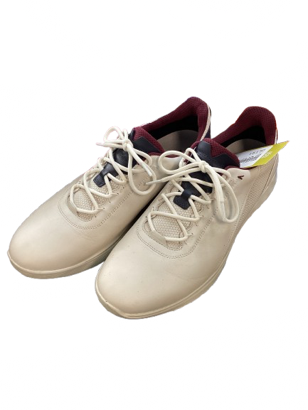 Vist Large View of Product Image Which is Used Ecco Mens Golf Shoes White Senior 12.5