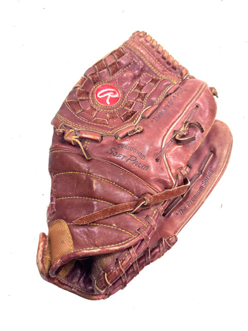 Vist Large View of Product Image Which is Used Rawlings MARK OF A PRO BB/SB Glove RH Throw Brown 13"