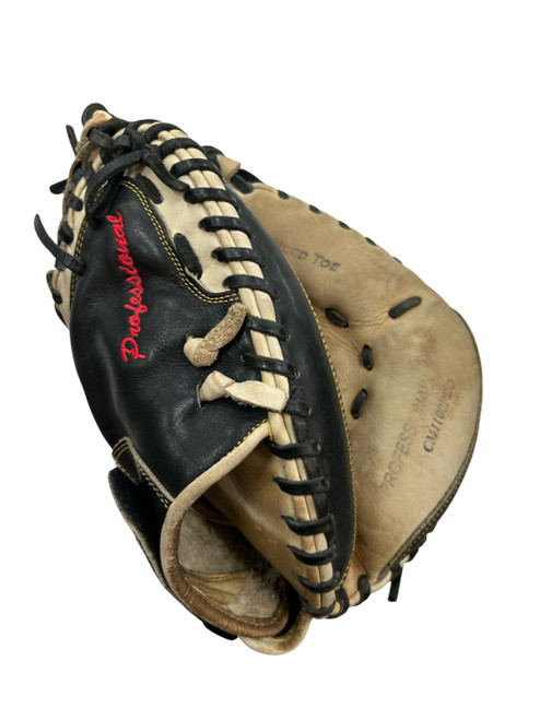 Vist Large View of Product Image Which is Used All-Star CM1100PRO RH MITT BB/SB Catchers RH Throw Black And Tan 31"