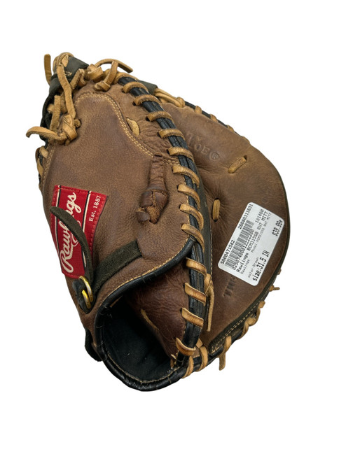 Vist Large View of Product Image Which is Used Rawlings RCM315SB RHT MITT BB/SB Catchers RH Throw Brown 31 1/2"