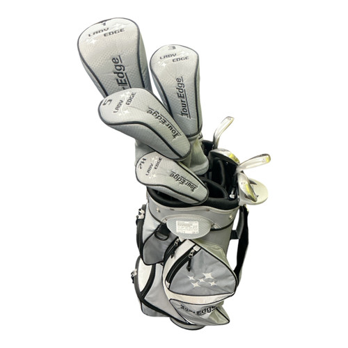 Vist Large View of Product Image Which is Used Tour Edge LADY EDGE WHITE Womens Package Set RH Grey 11 Piece