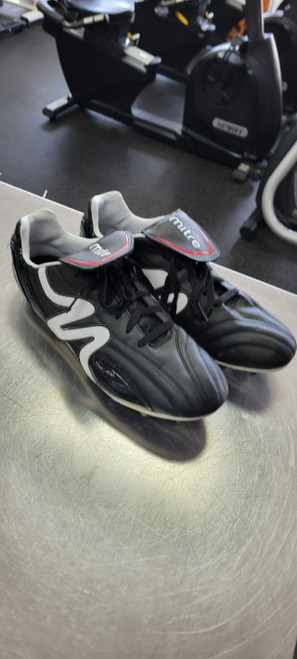 Vist Large View of Product Image Which is Used Mitre Soccer Cleats Black Senior 11.5