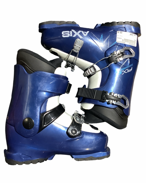 Vist Large View of Product Image Which is Used AX3 Boys DH Ski Boot Navy Blue 225 MP - J04.5 - W5.5