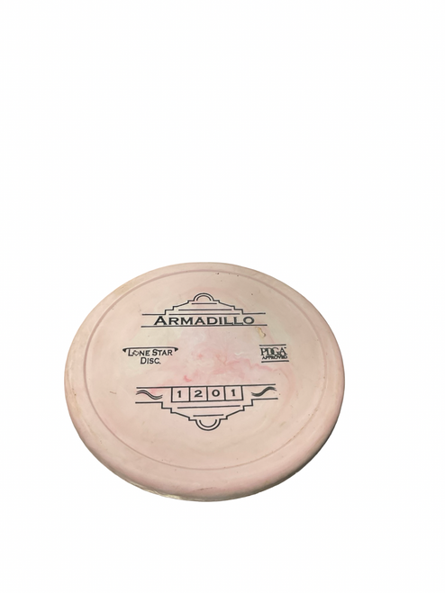 Vist Large View of Product Image Which is Used Lone Star Disc ARMADILLO PUTTER Disc Golf Putter Pink