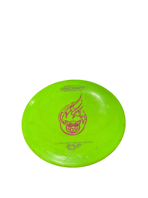 Vist Large View of Product Image Which is Used Discraft PREDATOR DRIVER Disc Golf Driver Green