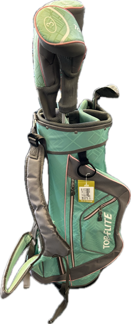 Vist Large View of Product Image Which is Used Top Flite PINK/TEAL Womens Golf Starter Set RH 8 Piece